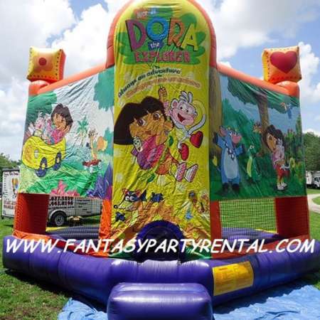 Dora the Explorer bounce house 18x18