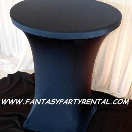 Spandex linen for high top table