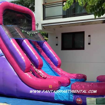 Pink Slide single lane 18ft high.