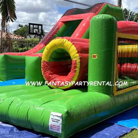 Lime green Obstacle Challenge