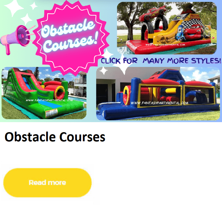 Obstacle courses